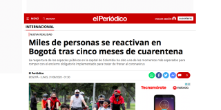 El Periódico's article