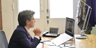 Mayor Claudia López spoke about her plan to build a 30 minute city