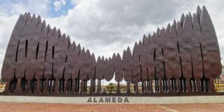 Así quedó el monumento Alameda luego 6 meses de restauración 
