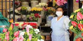 ReactÍvate con flores benefició a 117 comerciantes, Foto: Comunicaciones IPES
