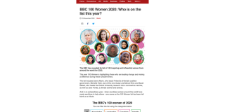 BBC 100 Women es un ranking anual de las cien mujeres más influyentes e inspiradoras de todo el mundo creada por el medio BBC Mundo. 