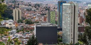 Vista aérea de Bogotá