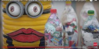 Iniciativa de reciclaje en obra de la Avenida Guayacanes