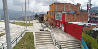 Programa de mejoramiento de barrios en la localidad de Ciudad Bolívar. Foto: Caja de la Vivienda Popular