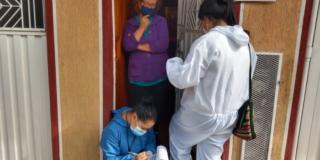 La Tropa Social visita hogares en Tunjuelito