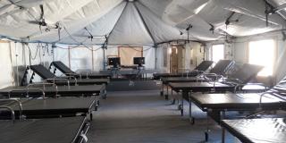 Nuevo hospital de campaña en Kennedy