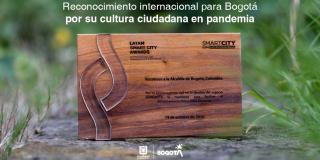 Reconocimiento internacional para Bogotá por su cultura ciudadana en pandemia