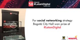 Bogota wins #LatamDigital for its strategy in social media 