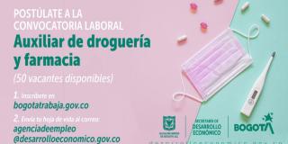 Oferta de empleo para 50 auxiliares de droguería y farmacia