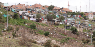 Casas en la montaña de Ciudad Bolívar