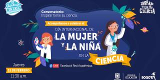 Poster 'Día Internacional de la Mujer y la Niña en la Ciencia'