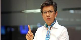 Alcaldesa Claudia López en entrevista con El Tiempo