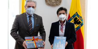 During the meeting, the Bogotá administration's interest in working with Russia to strengthen bilateral cooperation in the areas of culture and education was highlighted.