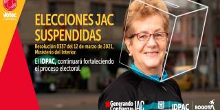 El Ministerio del Interior por riesgos sanitarios suspende las elecciones JAC