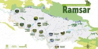 El Complejo Ramsar está compuesto por 11 humedales, con un área total de 667,38 hectáreas.