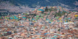 Panorámica de casas en Bogotá