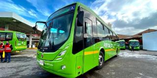 Buses eléctricos verdes