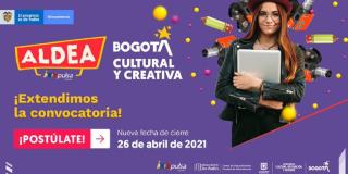 Este programa es desarrollado con $987.201.287 COP de recursos disponibles de la Secretaría de Cultura, Recreación y Deporte de Bogotá en alianza con iNNpulsa Colombia y la Universidad de Los Andes. Imagen: Secretaría de Cultura.