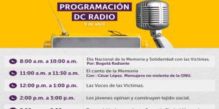 Programación del IDPAC en conmemoración a las víctimas