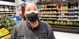 Madre que ha recibido ayuda por parte del Distrito