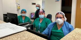 Imagen de las enfermeras del Hospital El Tintal.