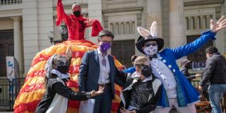 Claudia López en el Distrito Creativo Bronx