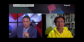 Claudia López y Fernando del Rincón