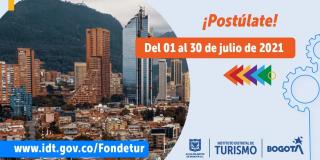 Con la convocatoria “Reactiva Turismo”, el IDT a través de FONDETUR, destinará $1.000 millones para la reactivación del sector en Bogotá. Foto: IDT.