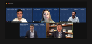 Mayor Claudia López at Ideas Camp event 