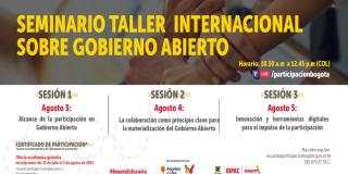 seminario Taller Internacional, Gobierno Abierto