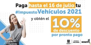 Hasta el 16 de julio puedes obtener 10% de descuento en el impuesto de Vehículos