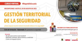 Pieza gráfica sobre Gestión Territorial de la seguridad