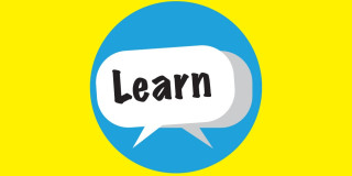 Letrero que dice learn