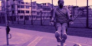 Hombre haciendo deporte