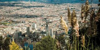Panoramic view of Bogotá 