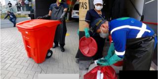 La UAESP a través de Eco Capital recoge los residuos hospitalarios. Foto: Secretaría de Ambiente.