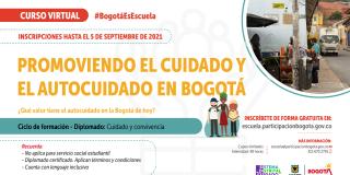 Pieza gráfica sobre Promoviendo el cuidado y el autocuidado en Bogotá