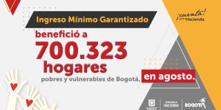 Nuevo giro de Ingreso Mínimo Garantizado benefició a 700.000 hogares