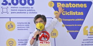 Alcaldesa Claudia López asistió a inicio de obras del Metro de Bogotá en la Calle 72
