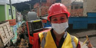 Mujeres en obras que se adelantan por parte del Distrito en Bogotá