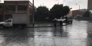 La última semana de octubre habrá un incremento de lluvias en Bogotá