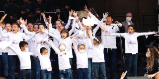 Imagen del coro hijos de la paz 