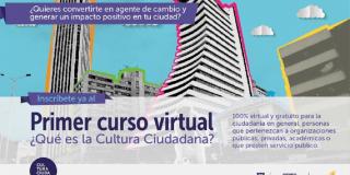Este curso fortalece capacidades en la ciudadanía para que las personas interesadas se conviertan en agentes de cambio cultural. 