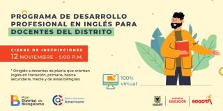 Plan Distrital de Bilinguismo
