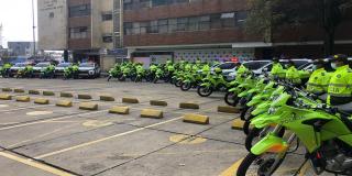 95 motocicletas y 7 carros para reforzar la seguridad en Bogotá