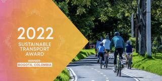 Bogotá gana premio STA 2022 de Transporte Sostenible 