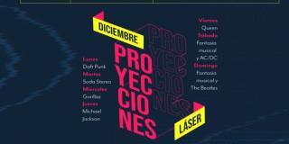Proyecciones laser en el Planetario de Bogotá