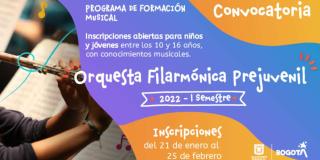 Convocatoria Orquesta Filarmónica Prejuvenil 