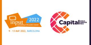 Logo muestra Input y logo Canal Capital