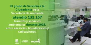 Secretaría de Ambiente atendió más de 130.000 trámites en Bogotá